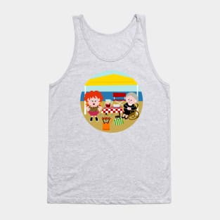 Spanish Family On The Beach Tank Top